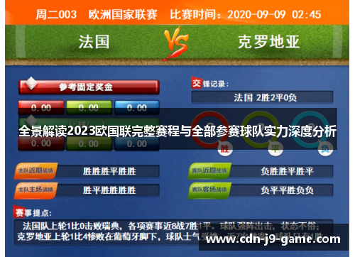全景解读2023欧国联完整赛程与全部参赛球队实力深度分析